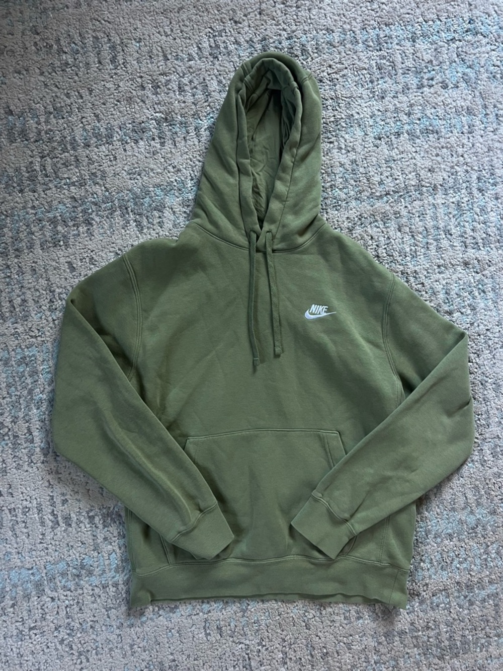 Nike Olive Green Pullover Hoodie